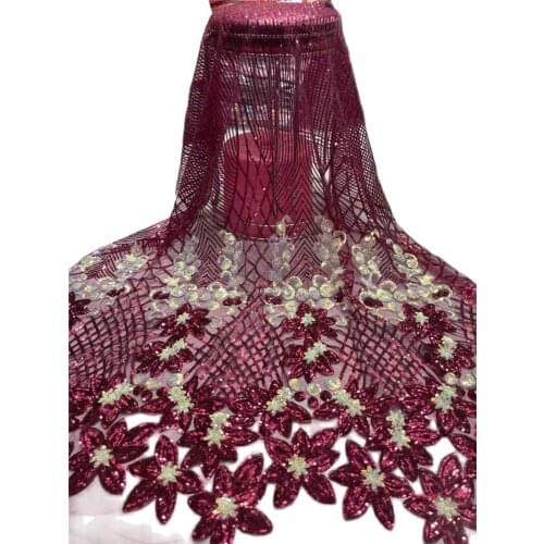 Sparkly Sequins Tulle Mesh Lace Latest African Fabric JRB-5.60205 Nigerian French Lace Fabric With Shinny for Party Dress