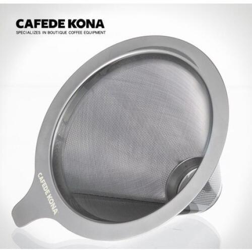 CAFEDE KONA Coffee filter hand coffee filter drip type pot from filter paper cup Operation simple Muti_function utility