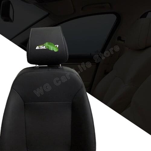 Car Headrest Cover For Suzuki Escudo Auto Driver Seat Cushion Covers With Pockets PU Styling Pad Car Interior Accessories