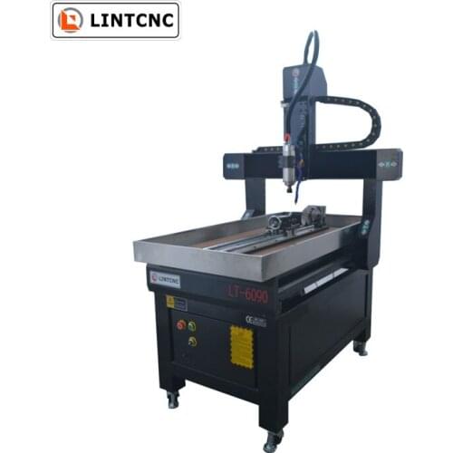 Small size 3030 4040 6060 metal engraver cnc router with small work area for brass iron metal