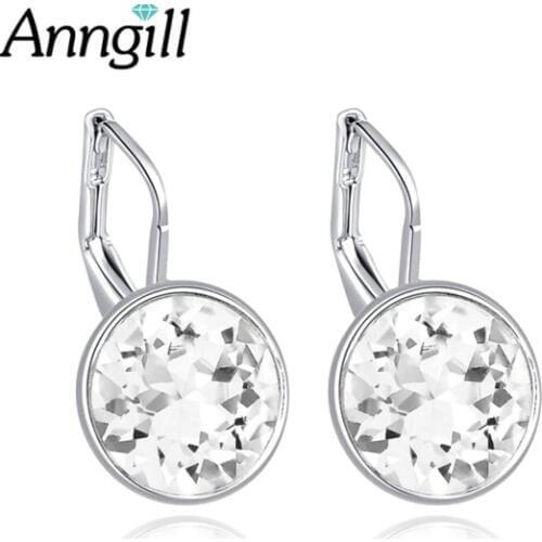 Classic 100% Original Crystals From Swarovski Bella Mini Earrings Fashion Stud Earrings Trending Party Birthday Gifts Women