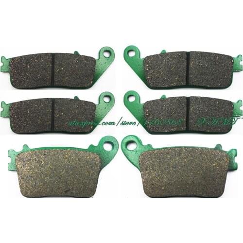 For HONDA 600 CB F HORNET 2007 Disc Brake Pads Pill Front Rear
