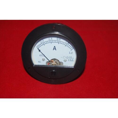 DC 0-1A Round Analog Ammeter Panel AMP Current DH62 Meter directly Connect