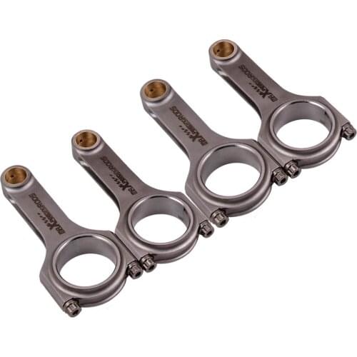 MaXpeedingrods Forged 4340 Conrods for BMW 2 Series 2002 Tii M10 135mm Connecting Rod ARP 2000 Bolts H-Beam Conrod