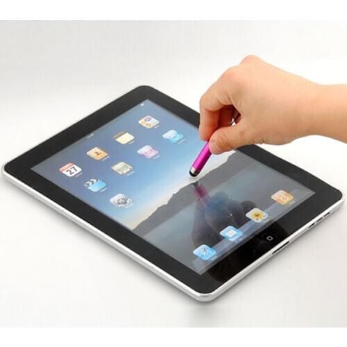 1000 pcs Mini Stylus Touch Screen Pen With Anti-Dust Plug For ipad iphone For Capacitive Screen Phone and Tablet PC