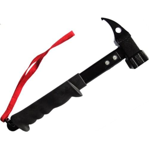 Hammer Multifunctional Outdoor Camping Cast Steel Tent Pulling Fishing Handle edc gear equipment hunting hiking