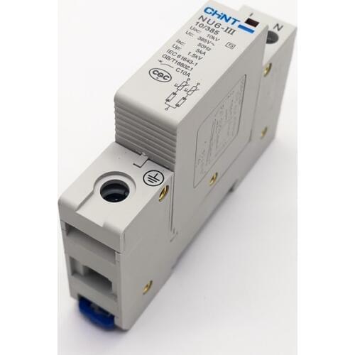 CHINT Surge Arrester NU6-III 2P 10KV 385V Low-voltage Arrester