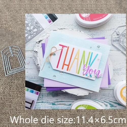 New Design Craft Metal stencil mold Cutting Dies Layered Tag decoration scrapbook die cuts Album Paper Card Craft Embossing