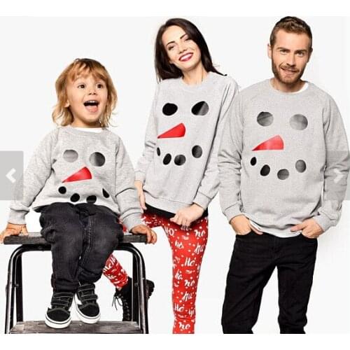 Fall Winter Christmas Long Sleeve Casual Parent-child Sets Home Sleepwear Nightwear Kids Dad Mom Matching Family Pajamas Outfits