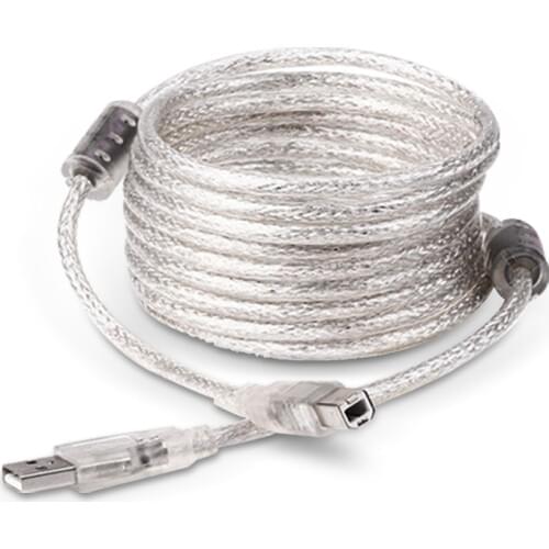 Professional USB Audio Decoder USB Data Cable With dual magnetic ring Type A to B USB 2.0 Printer Cable For U8 DAC XMOS ES9038