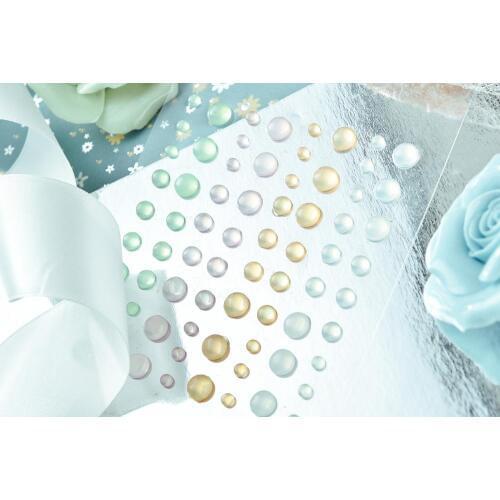 Transparent Acrylic Self- adhesive Beads Stickers for Scrapbooking Happy Planner/Card Making/Journaling Project Craft