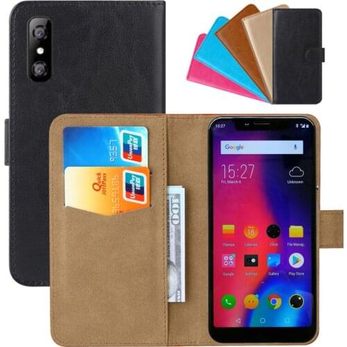 Luxury Wallet Case For Santin P1 PU Leather Retro Flip Cover Magnetic Fashion Cases Strap