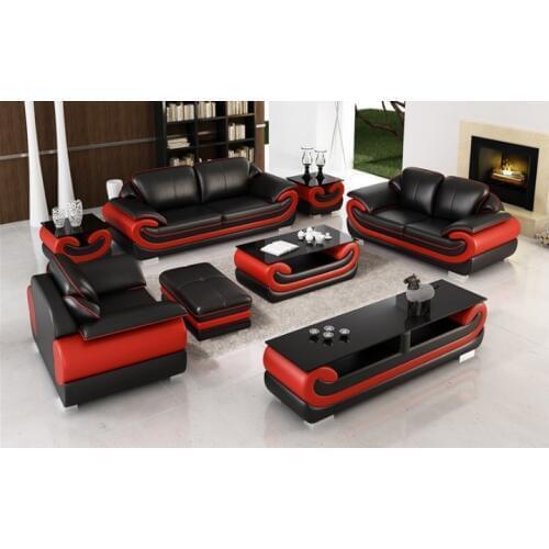 Modern sofas for living room Genuine leather sofa 0797