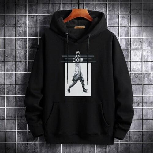 Anime Hoodie Men Clothes Crewneck Sweatshirts Maneskin Hip Hop Manga Gothic Clothes Oversized Plush Vintage Tracksuit Pullovers