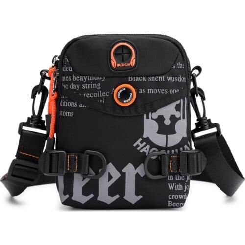 Mens Shoulder Bag Outdoor Leisure Messenger Bag Fashion Trend Waist Pack Multi-function Small Hanging Bag