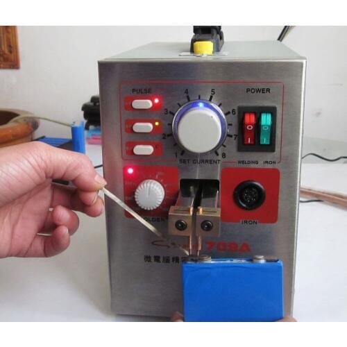 1.5KW High Power Spot Welder & Soldering Station With Universal Welding Pen +3mm 1KG Nickel Sheet