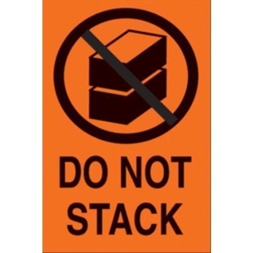 1000pcs/lot 7x10cm DO NOT STACK shipping warning paper label sticker, Item No.DN53