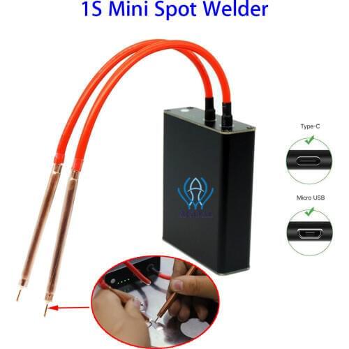 1S Mini Spot Welder Welding Machine DIY 18650 Lithium Battery Nickel Belt Spot Welding Portable Household Fiber Welding Machine