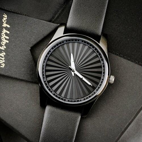 Enmex sun light face special design wristwatch 3D special dail creative design night luminescenc fashion quartz clock men watch