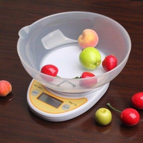 Digital Balance Scale Weight Kitchen Lab Portable Food Diet Scales 5kg/1g 1kg/0.1g WFA