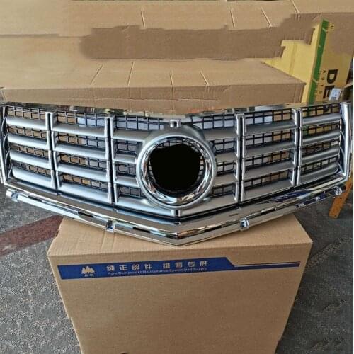 For Cadillac SRX 2010-2015 ABS Chrome Radiator Front Bumper Grille Vent Grid W/ Badge