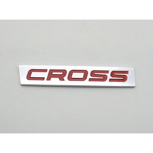 For Chevrolet Cross Side Fender Rear Tailgate Trunk Emblem Badge Logo Letters Sticker