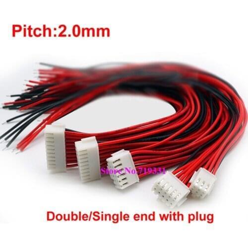 100pcs 2.0mm Interface Cable Miner Connect Date Cable For Antminer 2X2P 2X9P 2X12Pin 2*2p-2*12p Length 20cm