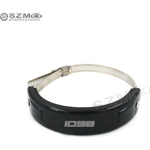 Silencer Round Oval Exhaust Protector Can Cover For DUCATI 1098/S/TRICOLOR/R Motorcycle Accessories 100MM-140MM