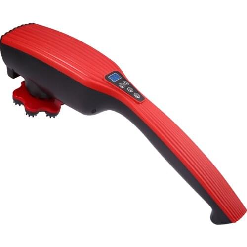 Whale shape nine speed gear nine massage mode fashion style lady and men use massage hammer with five massage header