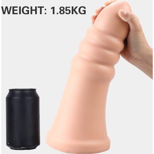 Soft Anal Plug Huge Butt Plug with Powerful Suction Cup Female Masturbation Tool Prostate Massage Stimulator Pussy Anal Beads