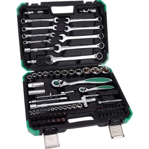 Auto Tool Set Hand Tools Combination Ratchet Wrench Socket Spanner Screwdriver Set DIY Professional Bicycle Car Repair Tool Kits