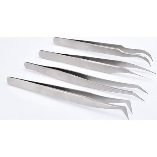 Grafting Eyelash Flowering Tweezers Jinyu Tweezer Dolphin Tweezer Olecranon Clamping Eyelash Beauty Tools