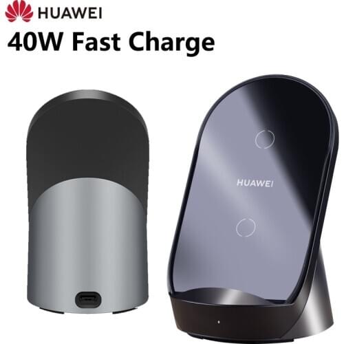 Huawei CP62 40W SuperCharge Wireless Charger Stand 40W Max Vertical Desktop For Huawei Samsung Xiaomi 10Pro P40pro