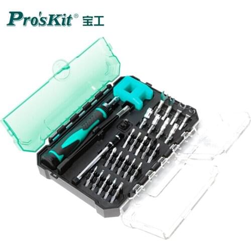 Proskit SD-9827M Multifunctional Precision Repair 27 In 1 Spanner Screwdriver Tweezers Tool Set Household Repair Tools