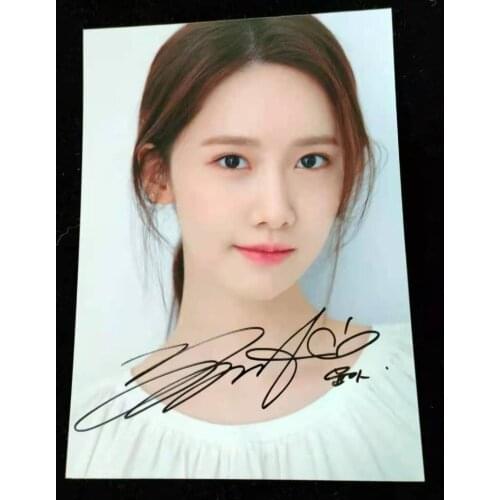 Hand signed SNSD Yoona autographed photo autograph in ink 5*7 052021B