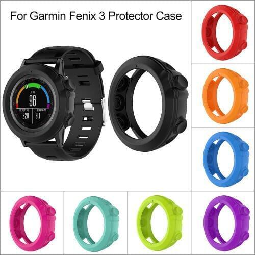 Silicone Protector Case Protective Shell For Garmin Fenix 3 Fenix 3 HR Quatix 3 Smart Watch
