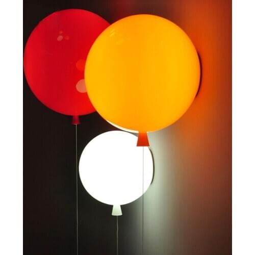 Modern Acrylic Led Wall Lights,Personality Wall Lamps For Kids Room Bar Dining Room Catering,Colorful Cute Balloon Wall Sconce