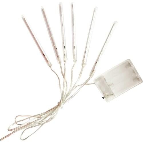 Waterproof LED Meteor Shower Rain Lights Falling String Lights For Outdoor Home Garden Party Wedding Party Decor Tree