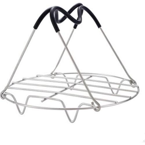 1PC Stainless Steel Pan For Pot Steam Rack Steamer Bracket Home Kitchen Cooking Tools Accessories