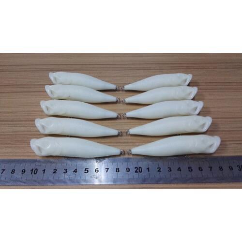 10pcs Unpainted Crankbait Fishing Lure Body 3 1/2 Inch 1/3 OZ Blank lures JSE104