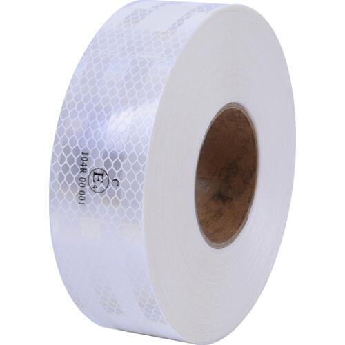 2" x 150' PET clear ECE104 High Safety Warning truck reflective material car stickers super white reflective tape