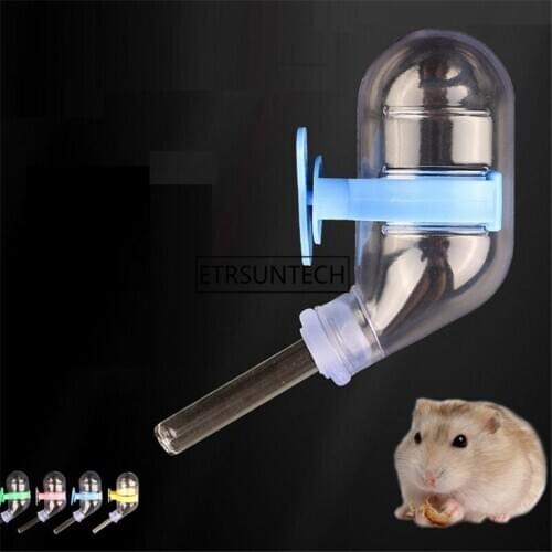 200pcs Pets Hamster Drinking Water Feeder Bottles Eco-Friendly Pet Products Drinker Water Bottle Dispenser Feeder Hanging