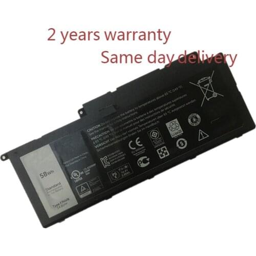 F7HVR T2T3J G4YJM 62VNH Y1FGD Battery For Dell Inspiron 7746 15-7737 N7535 17-7746 I7737 7537 CN77304 P36F P24E