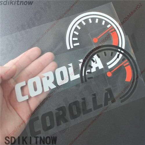 Car Dash borad Decal Speed Sticker Styling Front windshield Decoration For toyota corolla verso 2008 2011 2014 2018 2005 2007