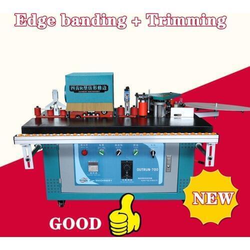 Woodworking Machinery Curve Linear Edge Sealing and Trimming Machinery Edge banding + Trimming