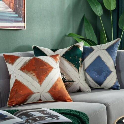 Sofa Living Room Decorative Cushion Cover 45*45 Office Outdoor Garden Pillowcase Luxurious Nordic Home Decor Pillowcover 40757