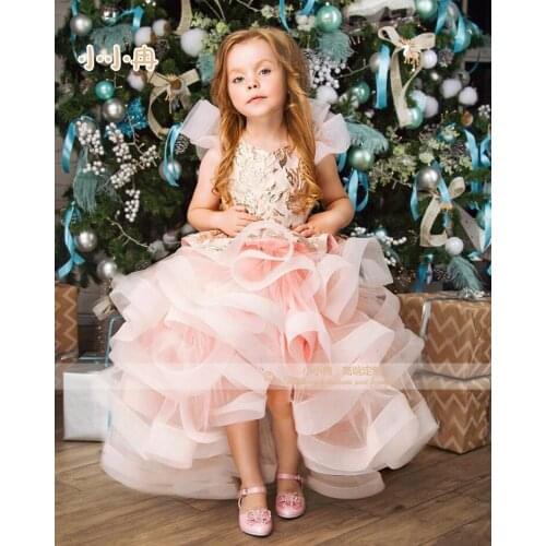 Elegant Girls Pageant Dresses Kids Dresses For Girls Party Dress Birthday Dresses Kids Clothes Photography Props AG0444
