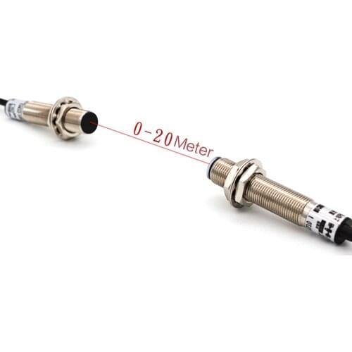 1 Pcs Brand New Laser Beam Photoelectric Switch E3F-20L/20C1 Infrared Sensor Npn Switch Output Type 20 Meters Laser Sensor