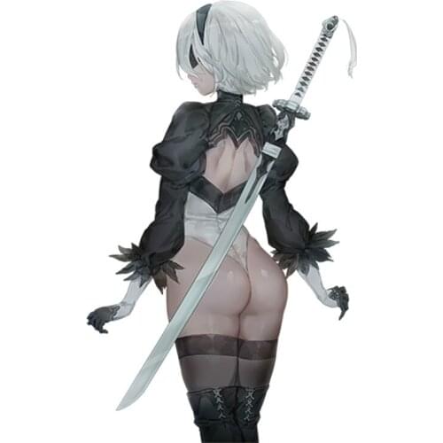 Personality Sell Cute Sexy Girl NieR Automata Render Anime Car Sticker Styling Decal Window Decoration Car Accessories KK PVC