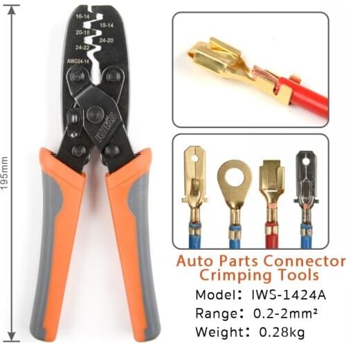 IWS-1424A DR-1 crimping Plier for Molex Style DELPHI AMP TYCO Terminals Crimper Automotive Terminal Crimp Wiring Harness Tool